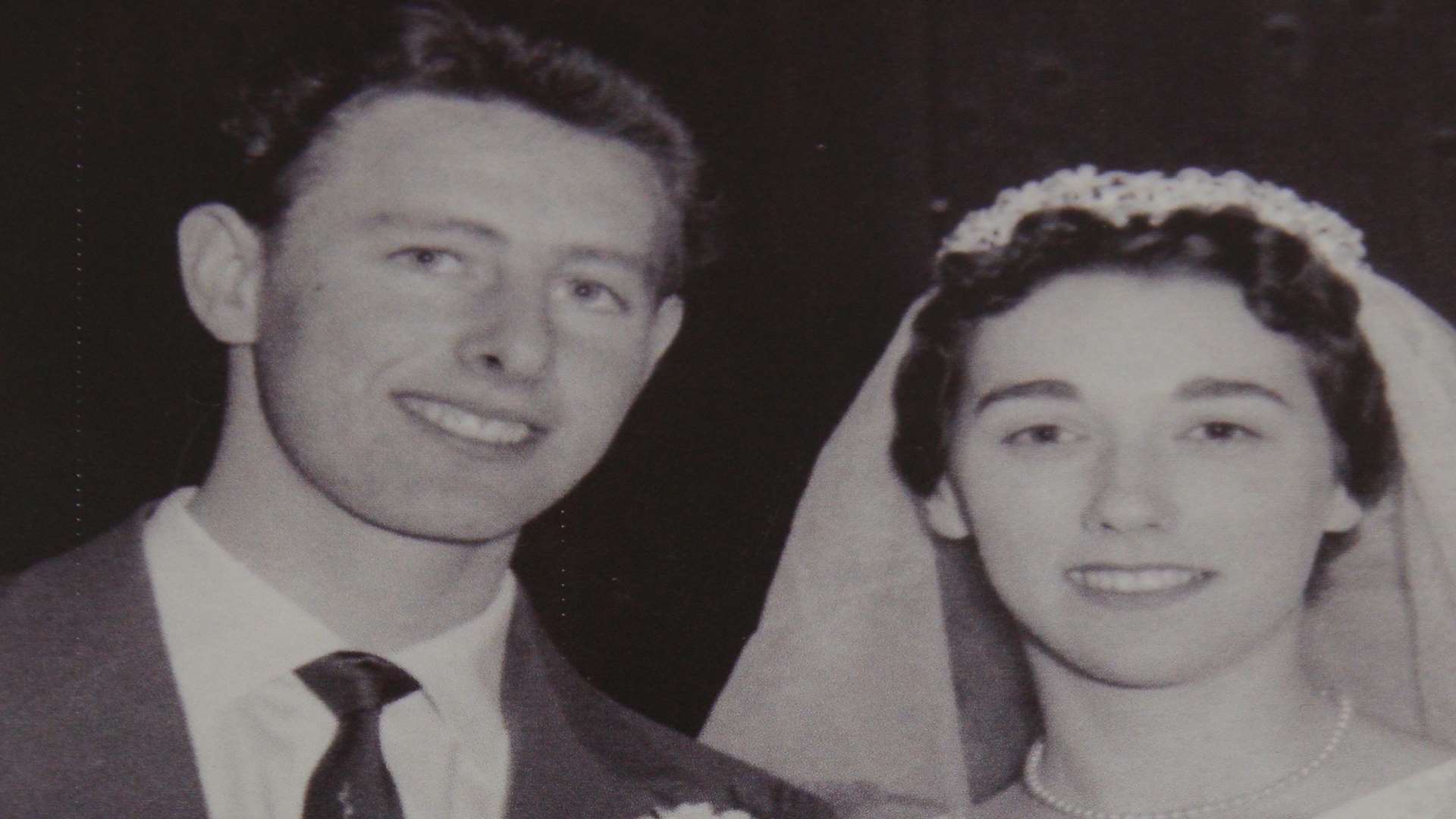 Don and Brenda on their wedding day