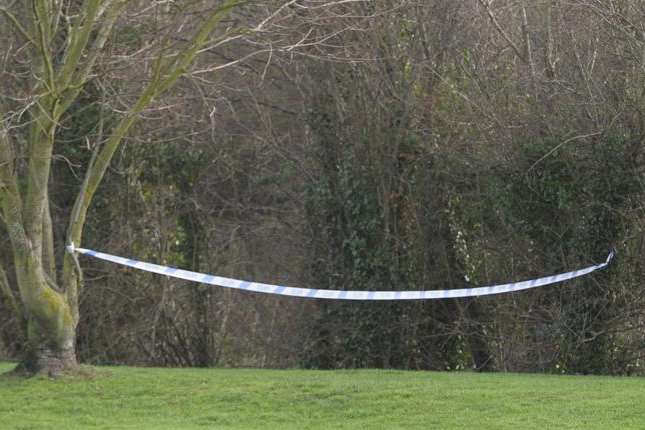 A body was found on Grovehurst Recreation Ground in Kemsley. Picture: Andy Payton