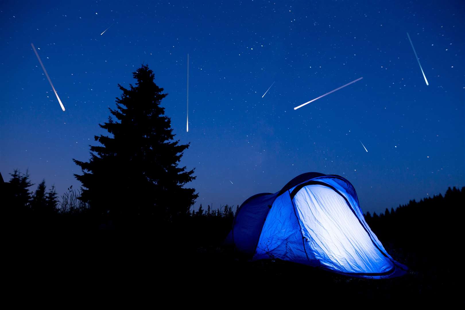 Avoid light pollution when looking for meteors. Picture: Getty Images/iStockphoto