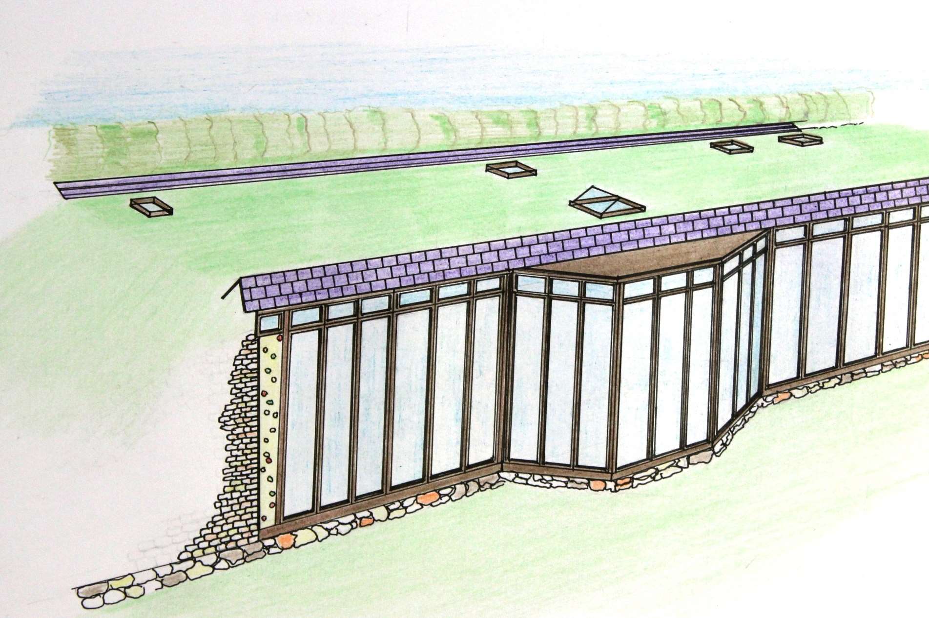 Artist's impression of the finished home