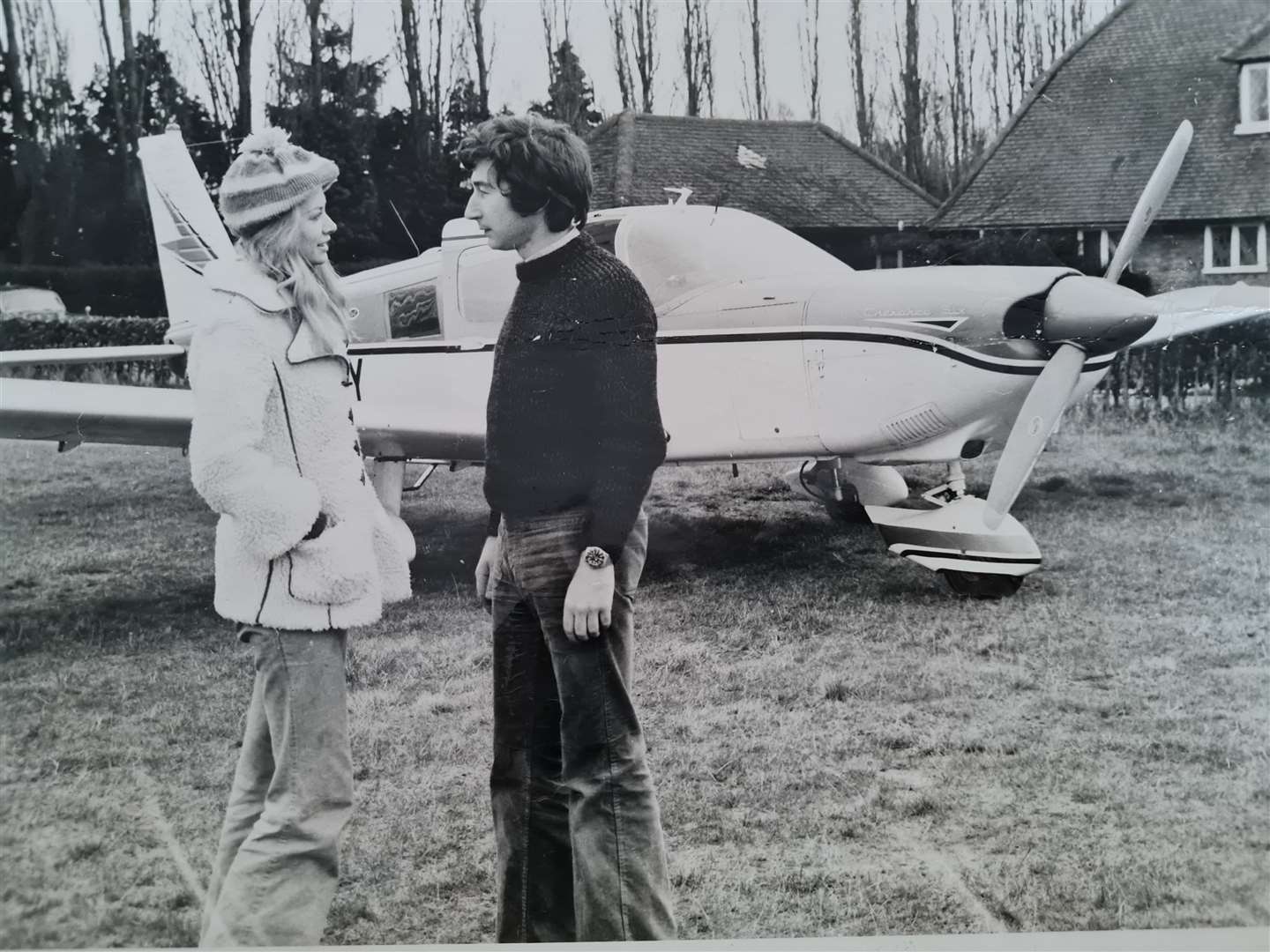 The couple were keen pilots
