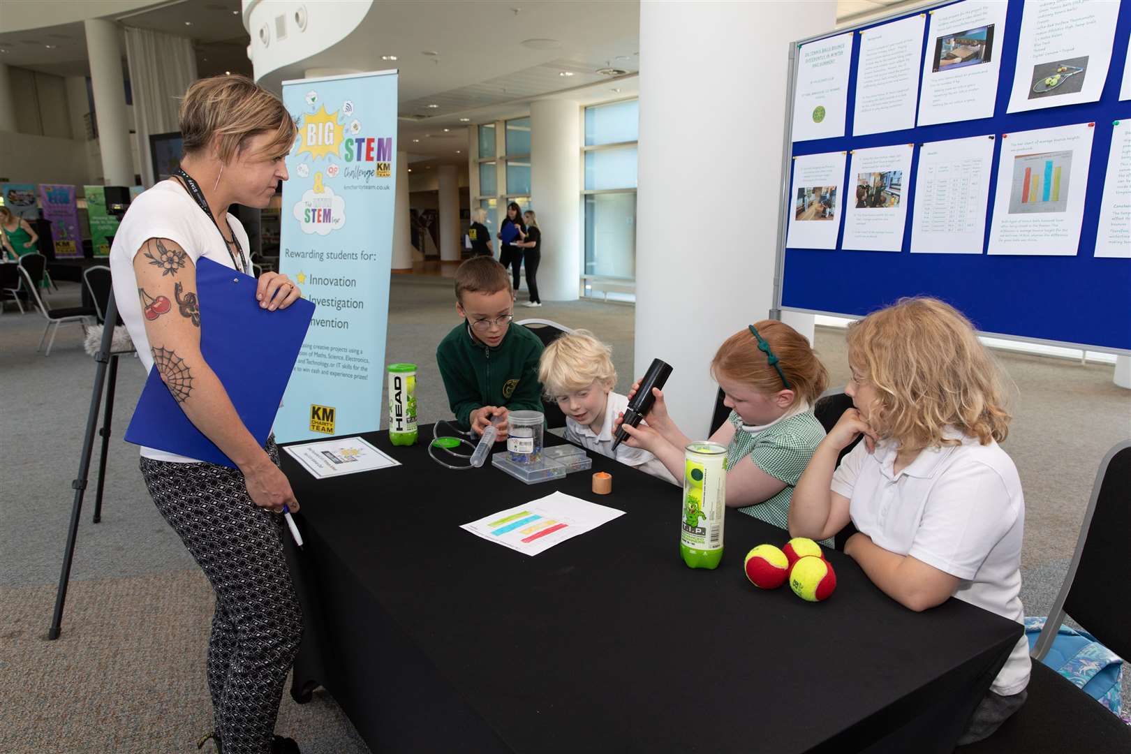 The Big Stem Challenge celebrated science projects at Discovery Park in Sandwich. Picture: Countrywide Photographic