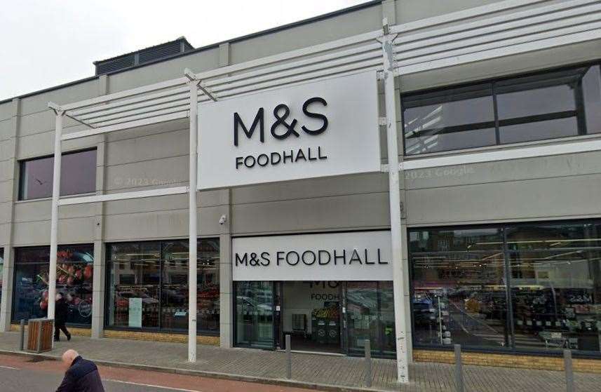 A man has been jailed after more than £2000 worth of meat was stolen from M&S in Dover. Picture: Google