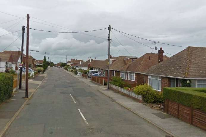 A schoolgirl was followed by a driver in Clover Rise, Whitstable. Picture: Google Street View