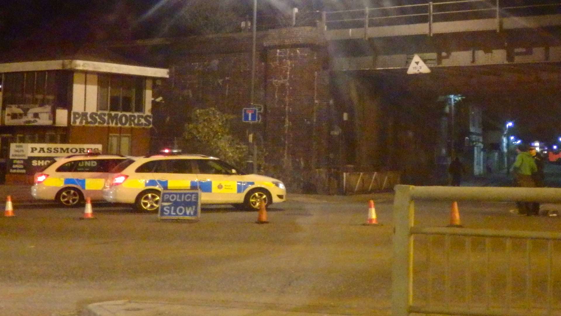 Police cordon off Canal Road, Strood, over concerns of the welfare of a man