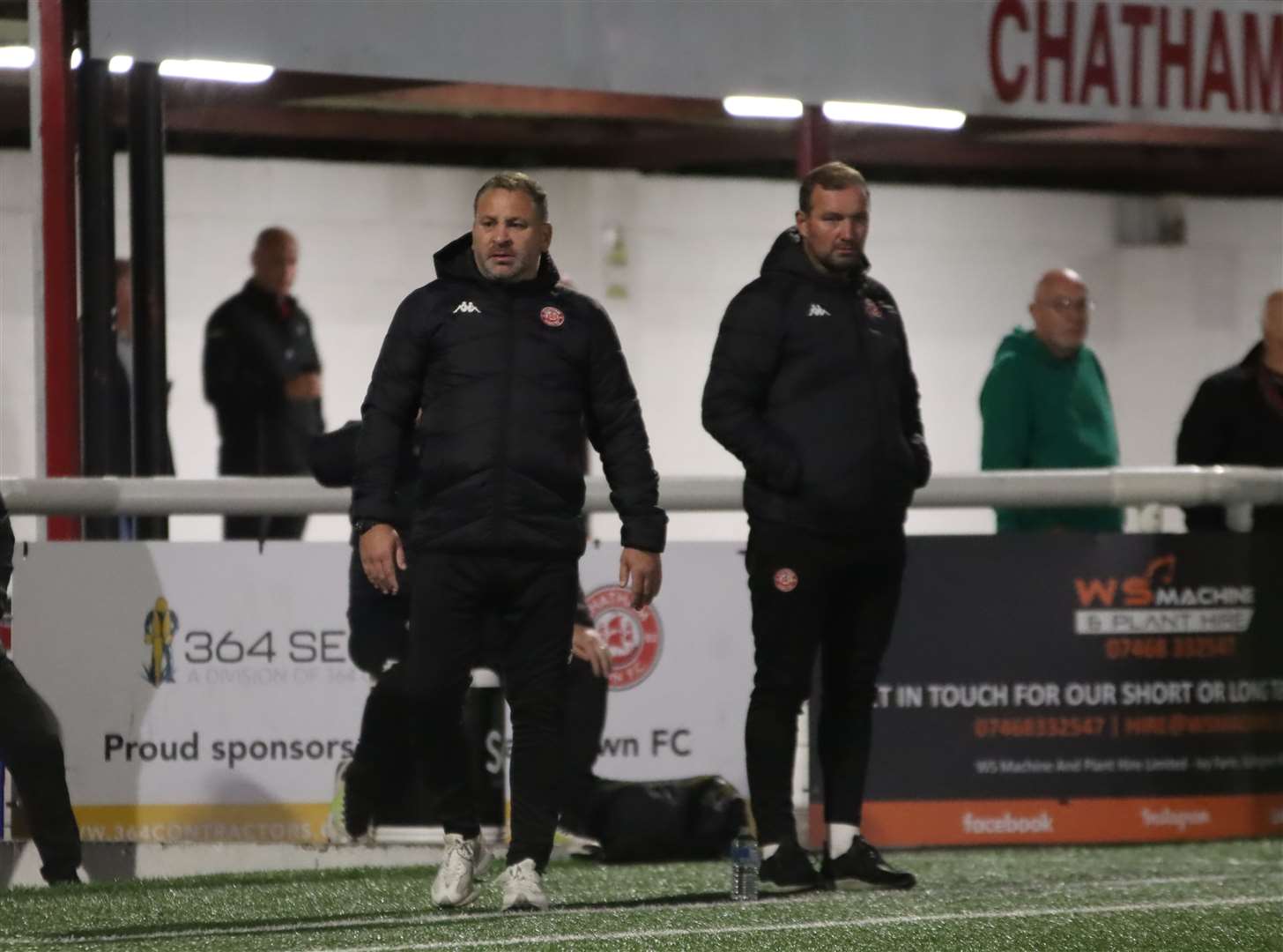 Chatham are chasing triple success but manager Kevin Hake knows “things can change in a heartbeat” Picture: Max English