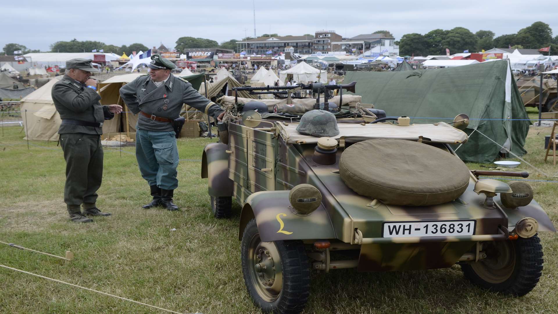 Thousands of military vehicles will descend on the Westenhanger site