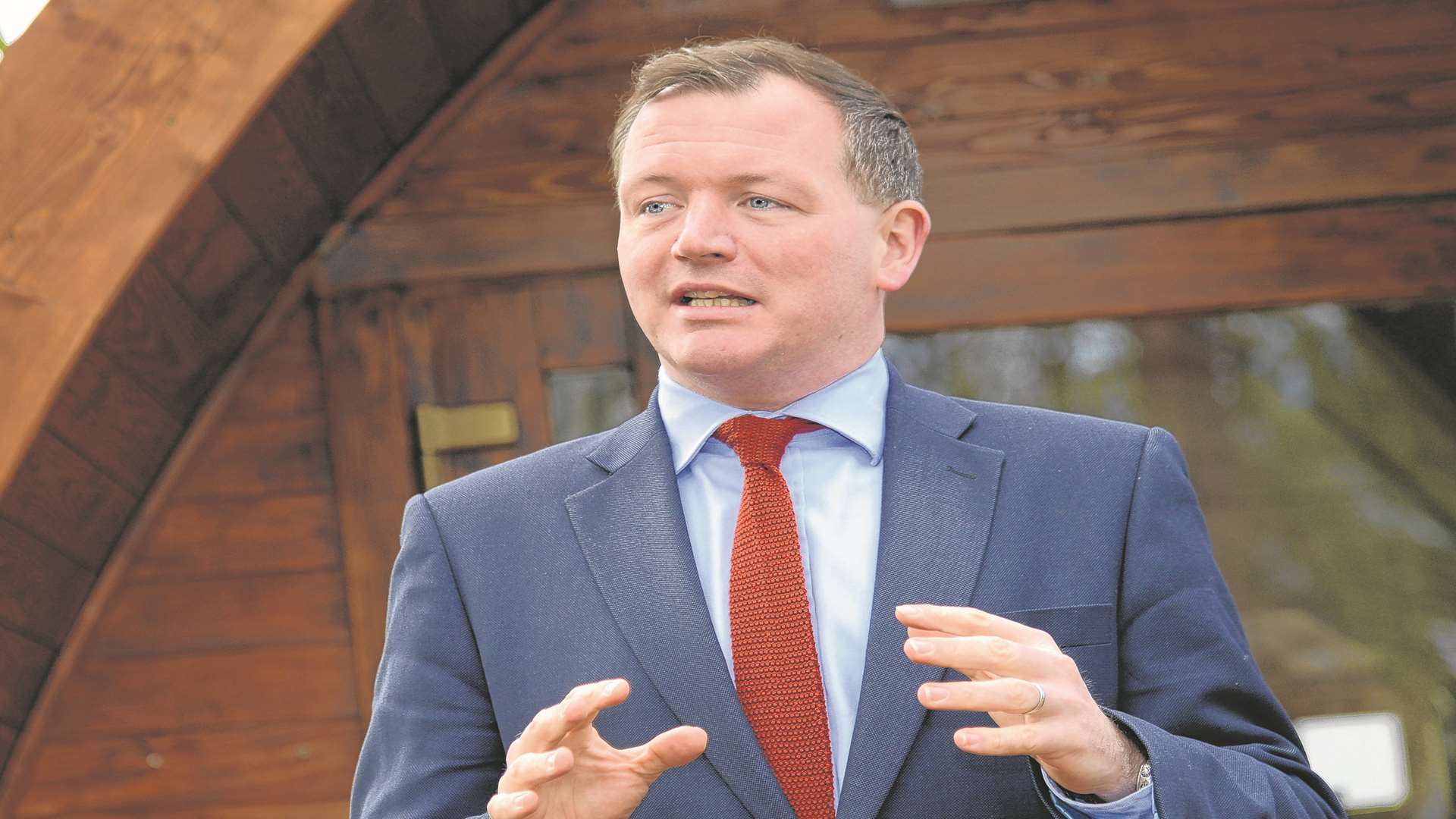 Damian Collins will face questions from lorry park protesters