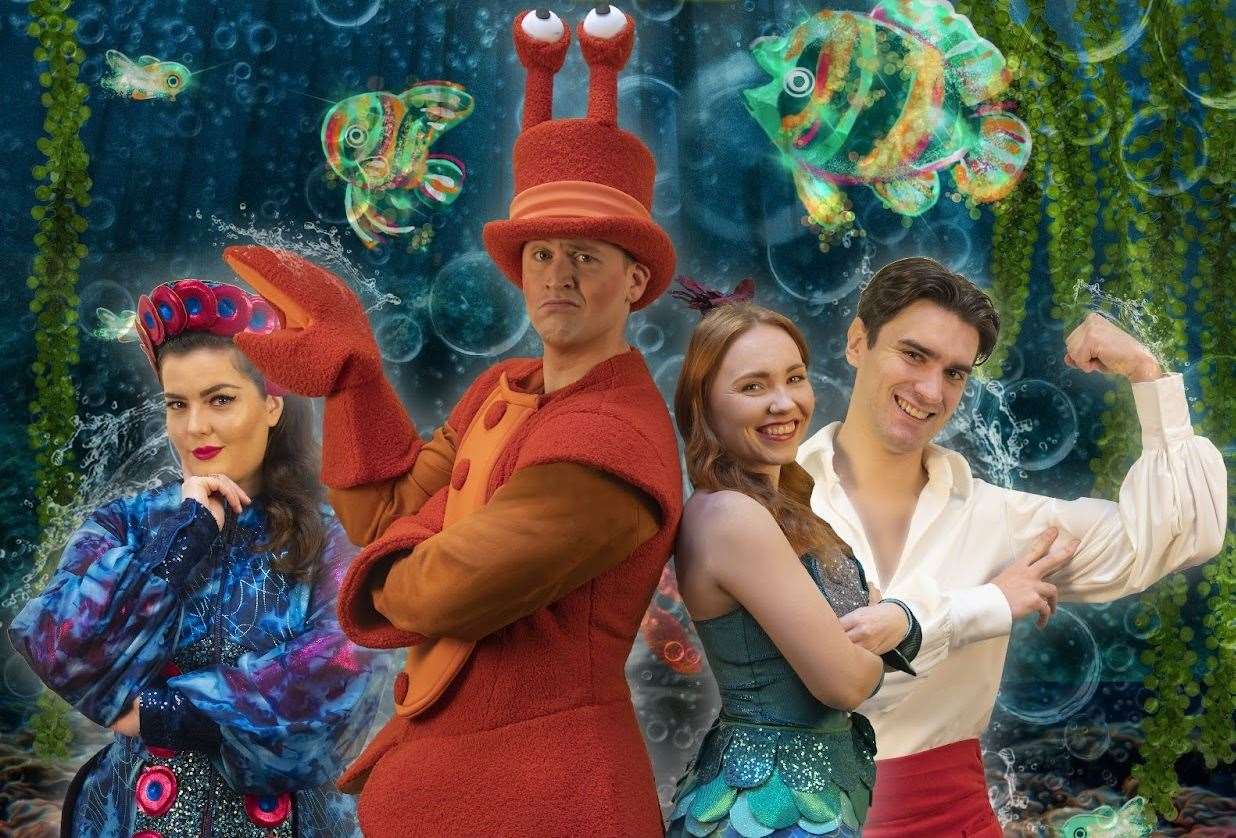 Go under the sea with the Little Mermaid and friends. Picture: Scott Ritchie Productions / Parkwood Theatres
