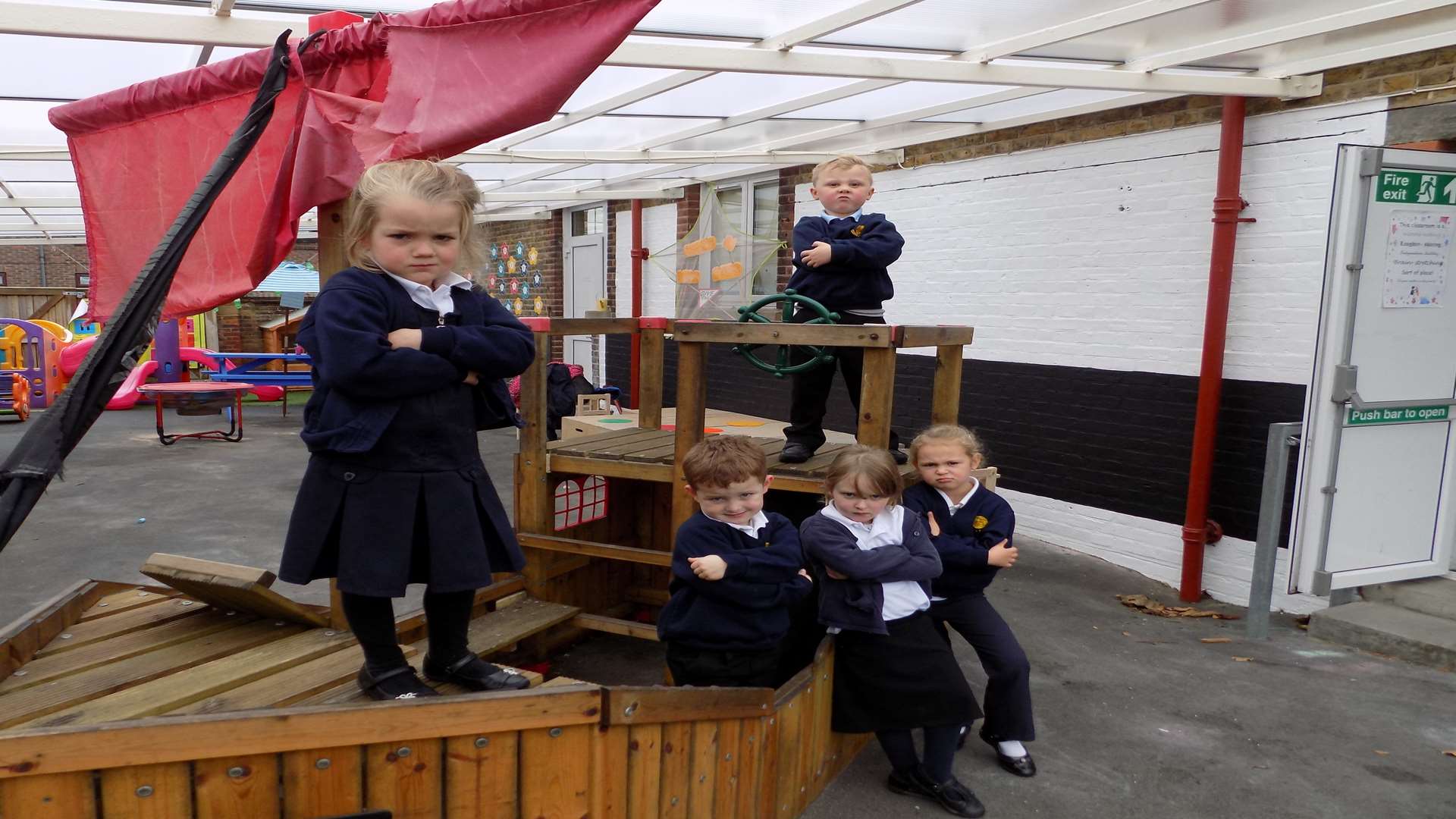Sandown Class R pupils are upset their things have been vandalised