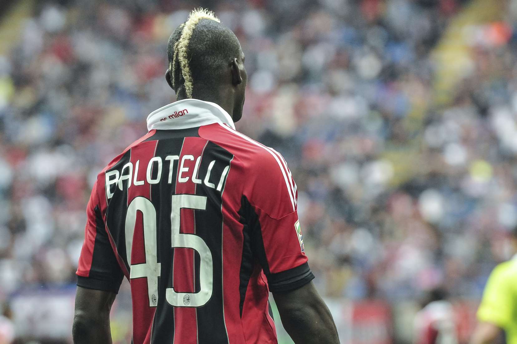 AC Milan striker Mario Balotelli