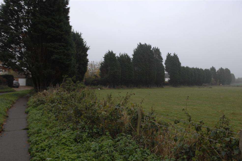 Land off Brogdale Road, Faversham, the site for a proposed development