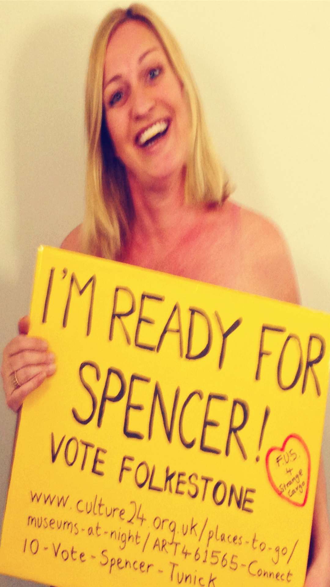 Kay McLoughlin kicked off the 'Ready for Spencer' campaign