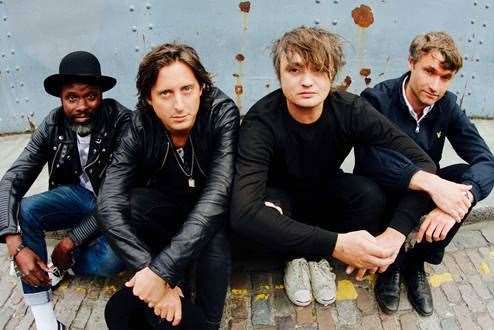 The Libertines' Carl Barât - second from left - is among artists heading to a virtual stage near you