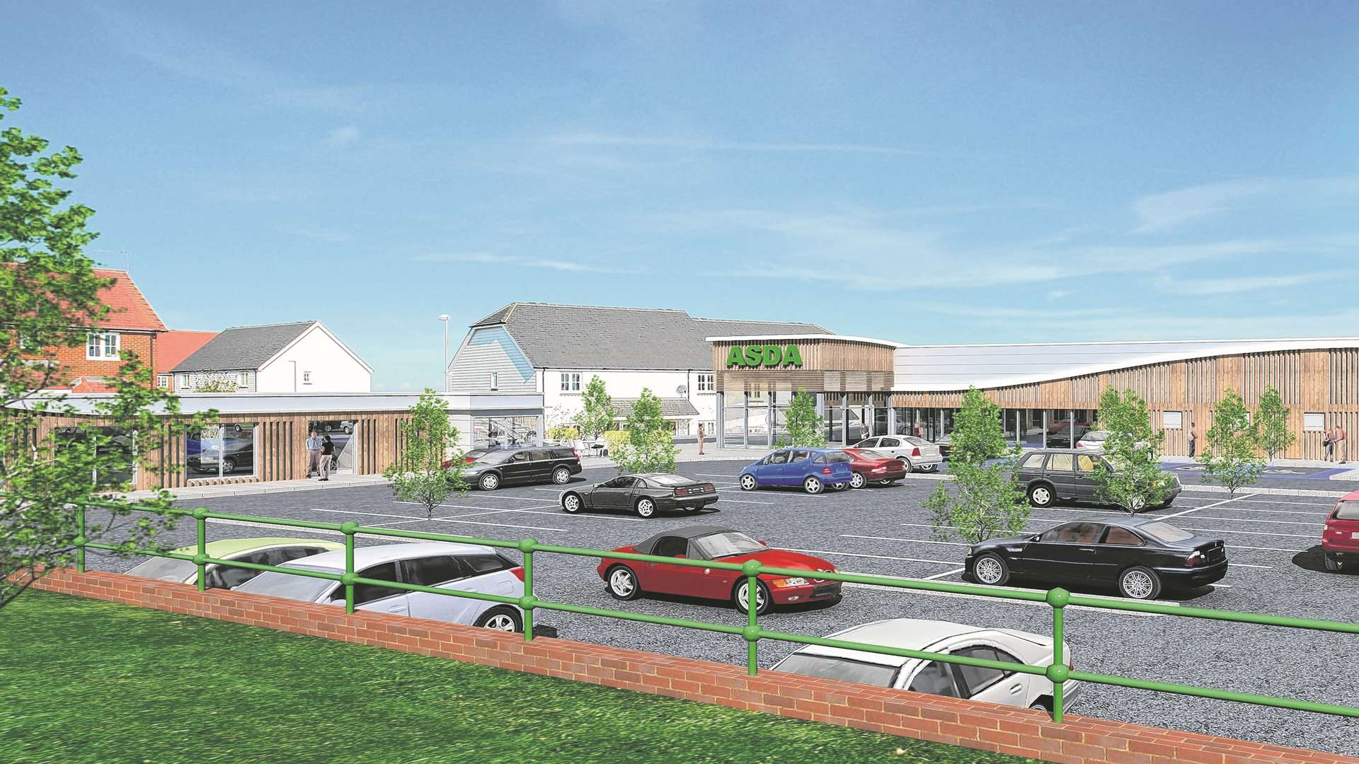 Artist's impression of how Asda's Minster store could look