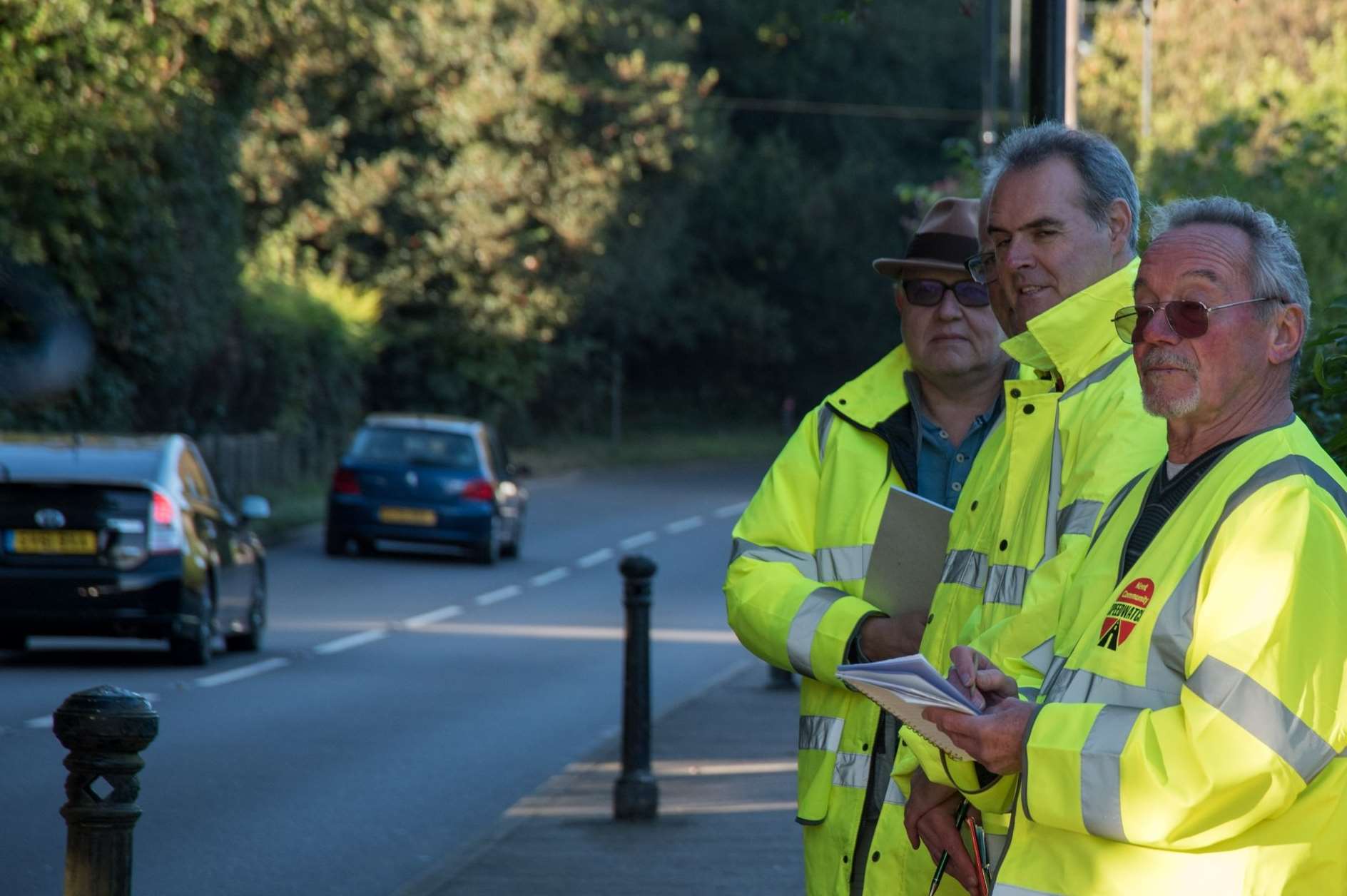 Speedwatch volunteers in action Picture: Kent Police