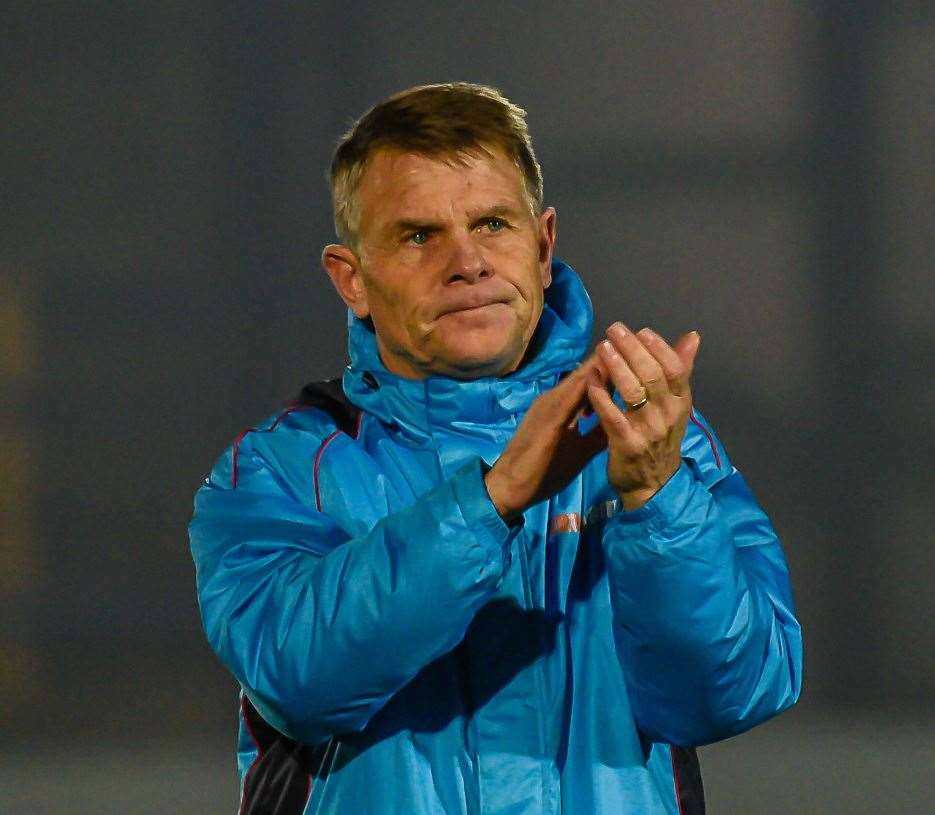 Dover Manager Andy Hessenthaler. Picture: Alan Langley. (6206974)