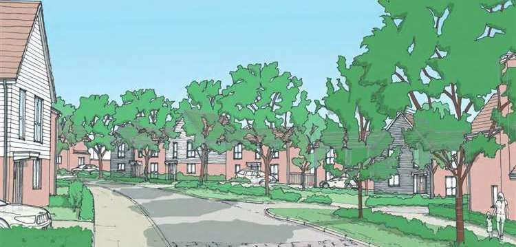 Plans have been submitted for up to 112 homes in Yalding. Picture: Photo: Hallam Land Management and Broadway Malyan