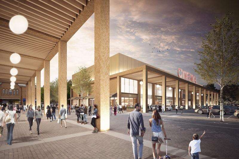 The proposed cinema for Tonbridge town centre