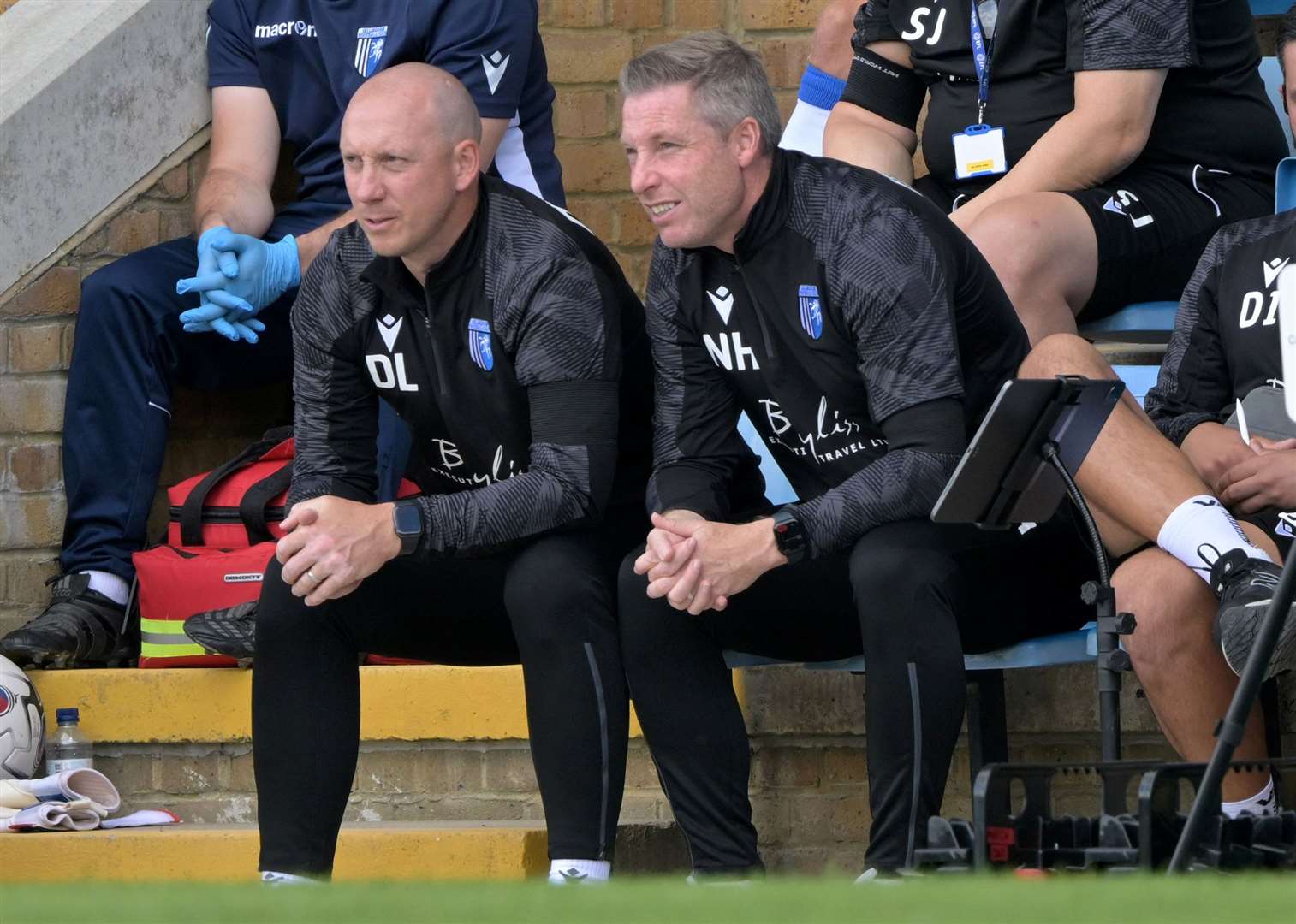 Gillingham made a terrific start to the 2023/24 season under Neil Harris and David Livermore Picture: Keith Gillard