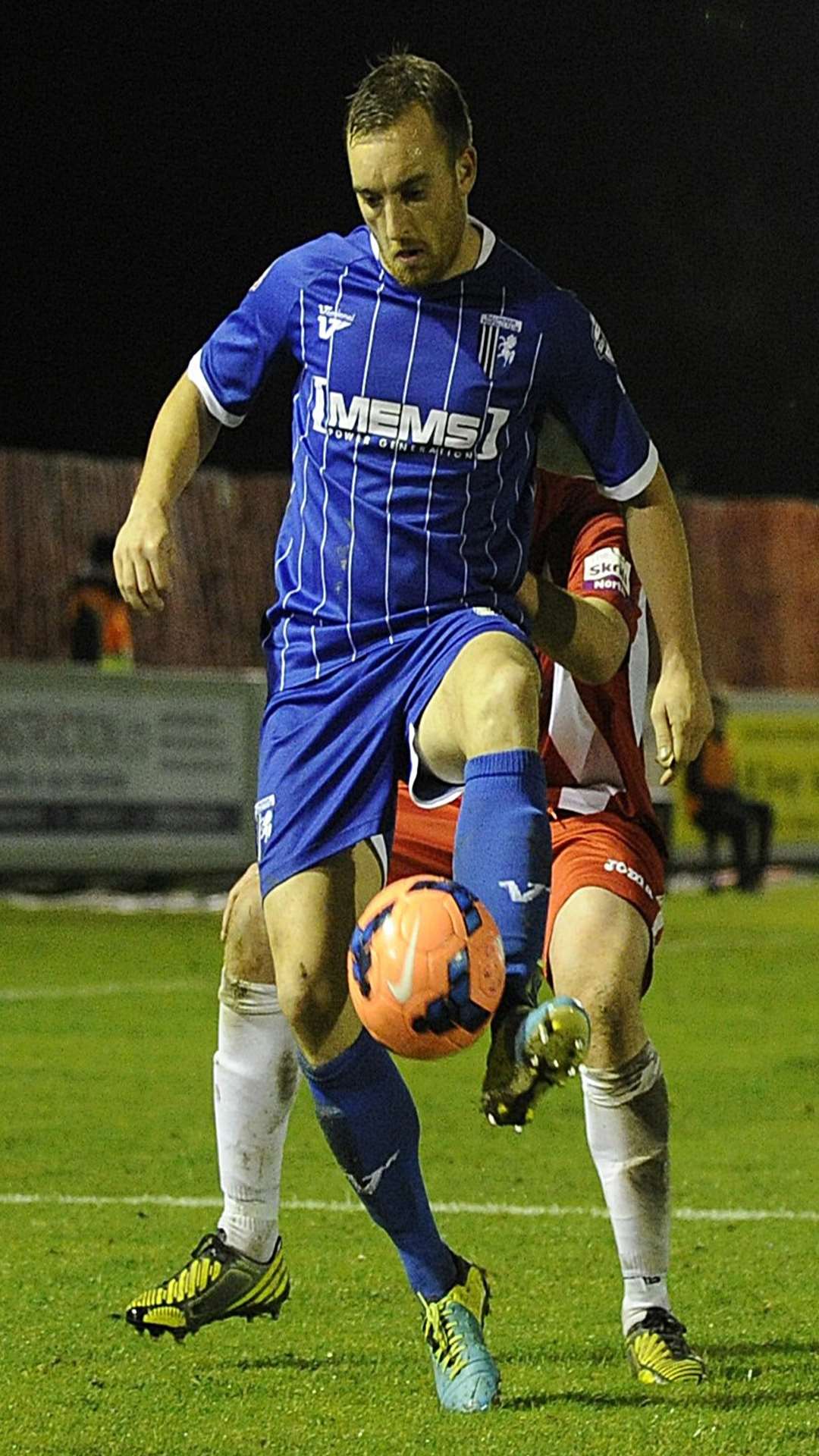 Charlie Lee in action for the Gills at Brackley Picture: Barry Goodwin