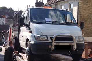 The truck is suspected of being involved in fly-tipping incidents.