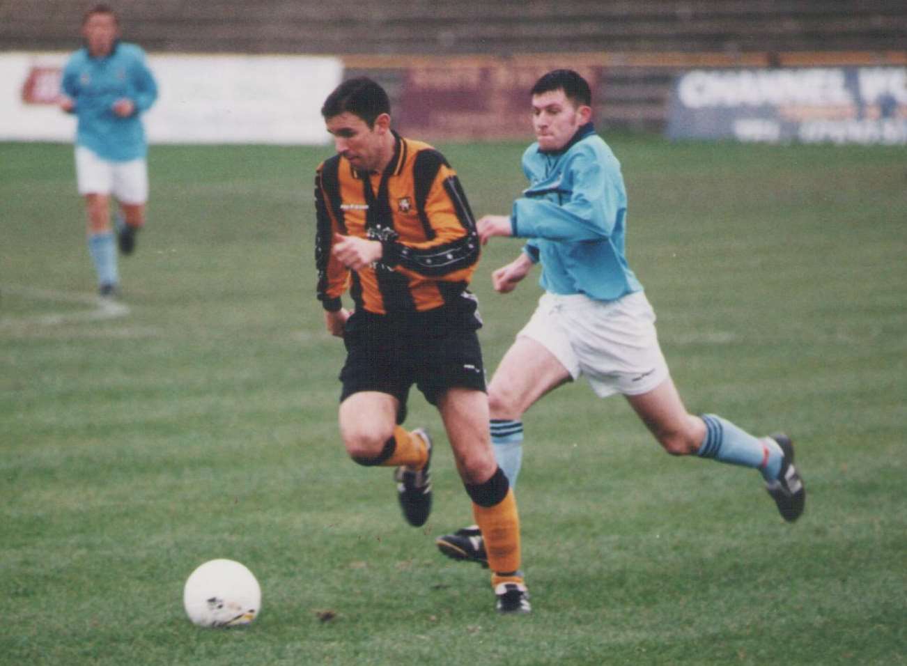 Winger Jeff Ross was Neil Cugley's first signing as Folkestone Invicta manager