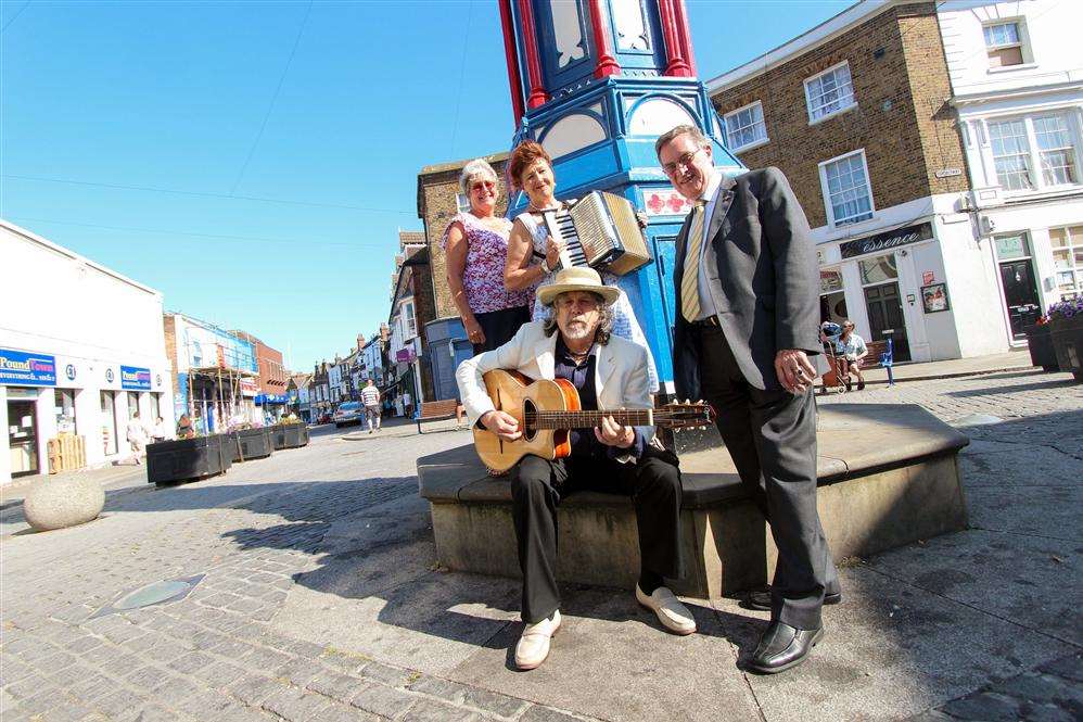 Left to Right: Heather Thomas-Pugh, Chris Reed, Steve Harding and Cllr Ken Pugh