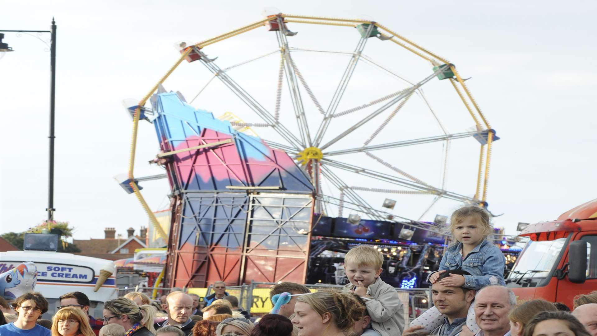 People attending Deal Carnival are used to seeing the fair set up on Walmer Green
