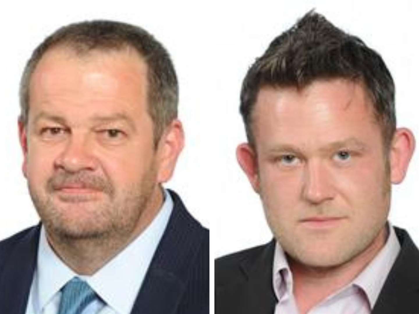 From left: Town ward Cllr Chris Shippam and Richard Wells have been asking for the issue to be resolved. Picture: Dartford Borough Council