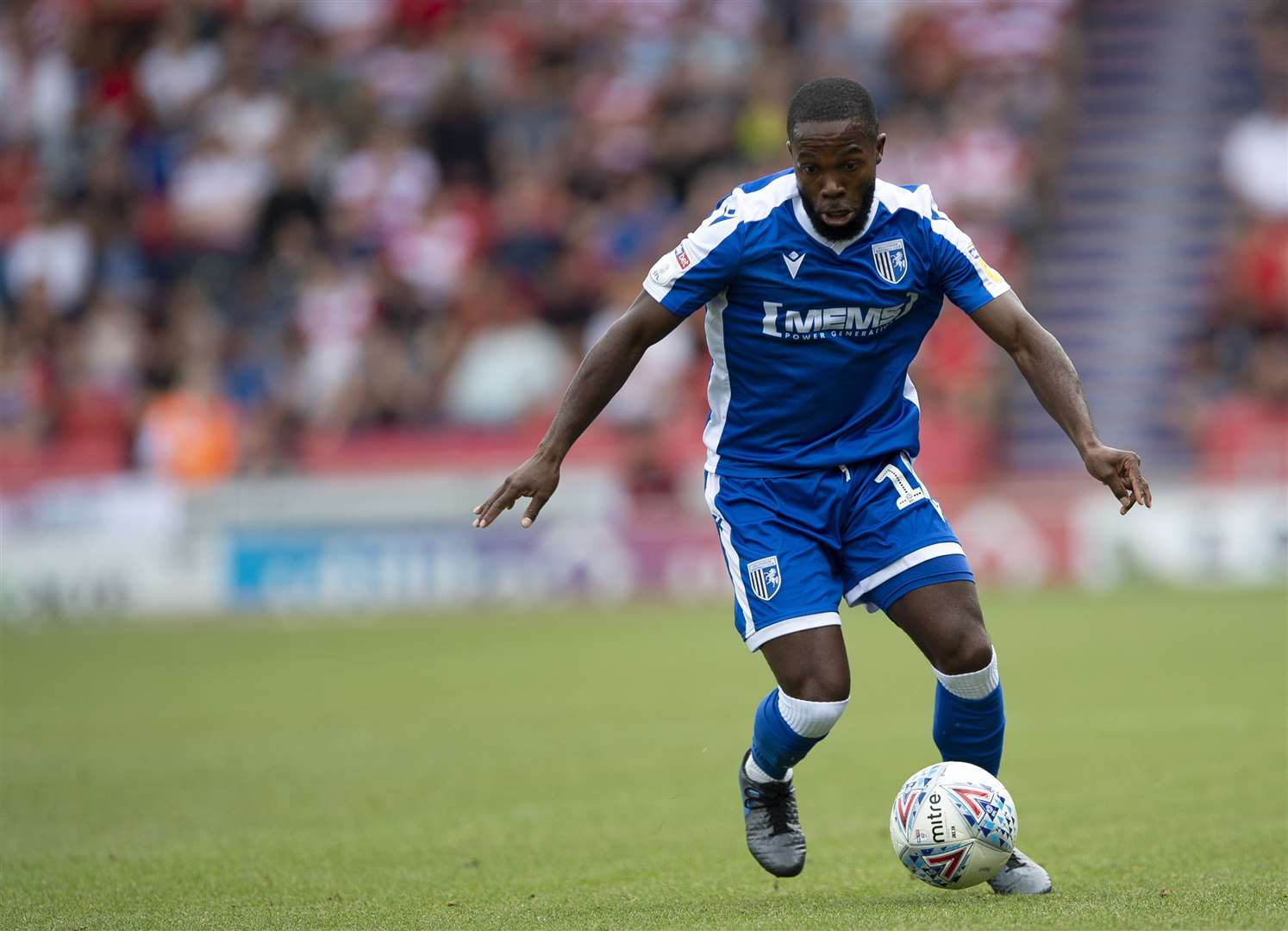 Mark Marshall on the ball for Gillingham at Doncaster Picture: Ady Kerry