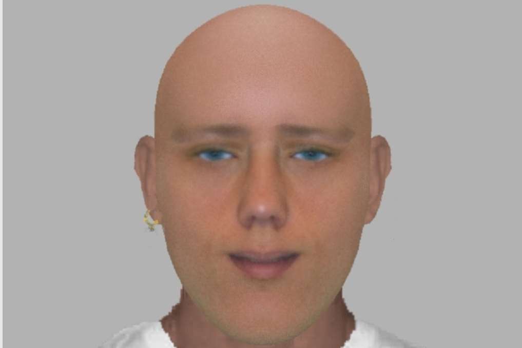 A man with a shaved head and an earring robbed a woman using a knife in Rothbrook Drive, Kennington