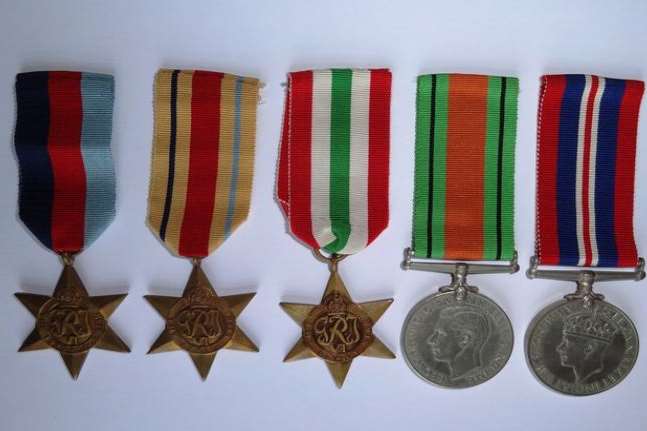 War medals stolen from Leslie Stelfox's Milton Regis home
