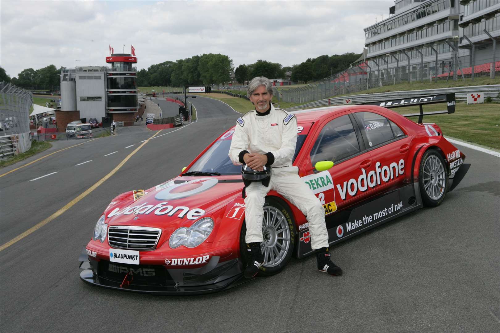 Damon at Brands Hatch in 2006 ahead of the West Kingsdown circuit's inaugural DTM event. Before getting into car racing, he took part in his first-ever motorbike race at Lydden Hill in June 1979