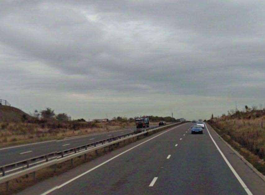 The man died after being hit by a car in Ratcliffe Highway, in Hoo. Picture: Google.