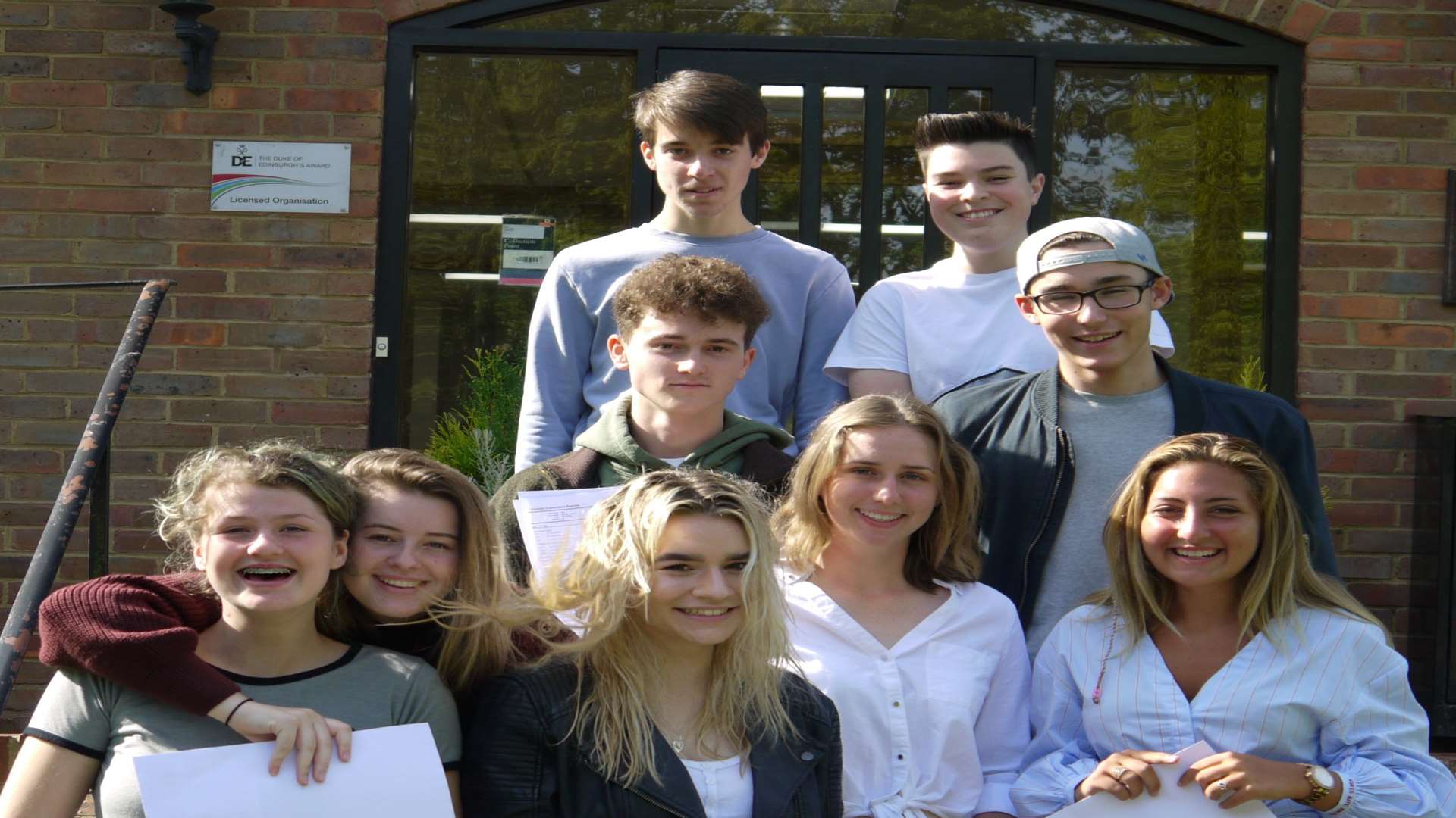 GCSE results day at Bethany School in Goudhurst