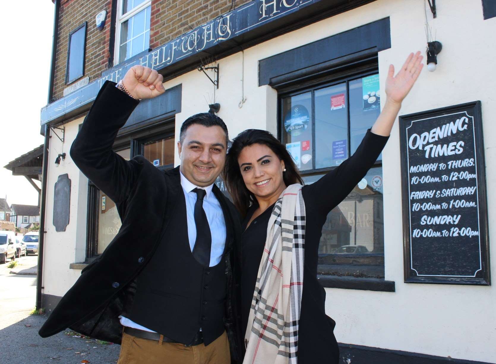 Mehmet and Elvin Suzgun have taken over the former Halfway House pub and are planning to turn it into a Turkish restaurant.