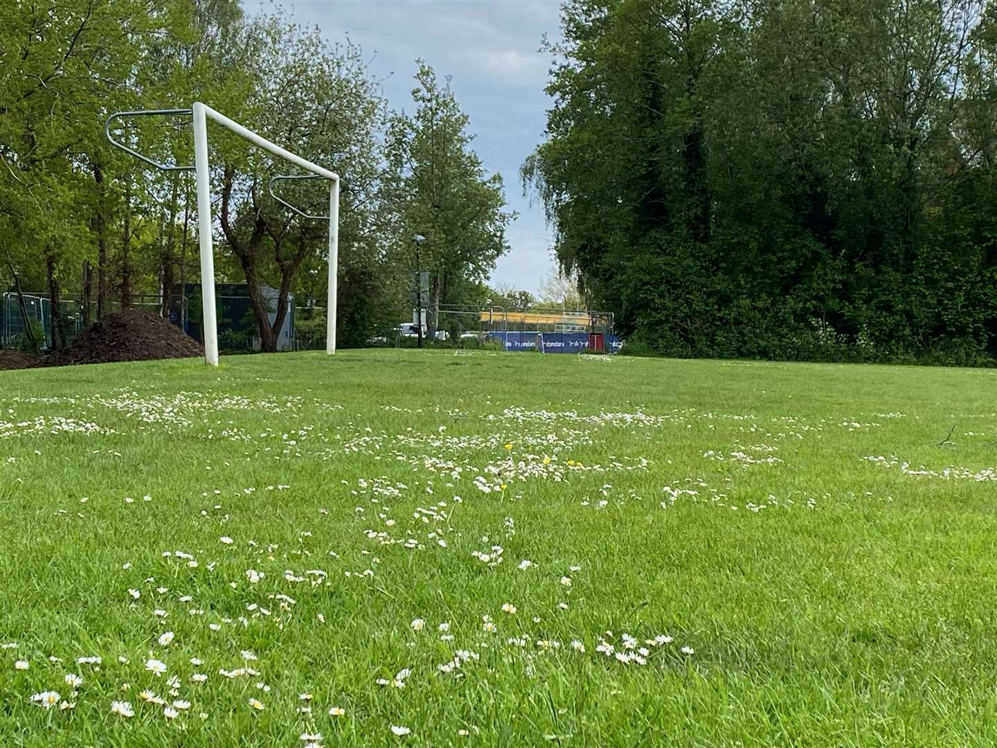 The Tenterden rec's pitch is used throughout the year by the town's teams
