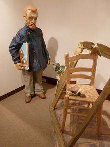 Vincent van Gogh and his chair by Philip Cox
