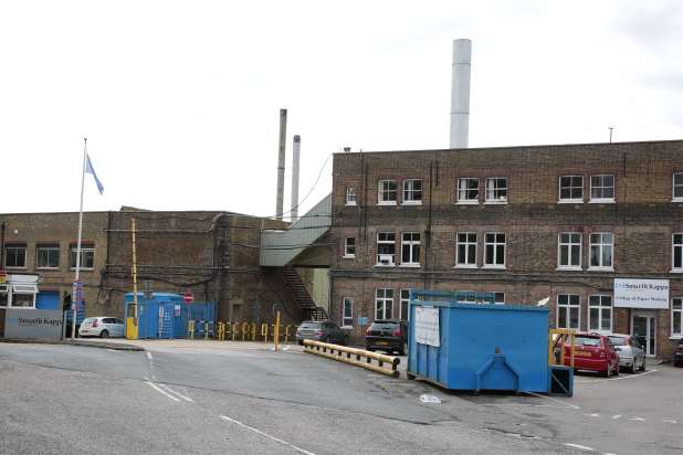 The Smurfit Kappa Townsend Hook paper mill in Snodland
