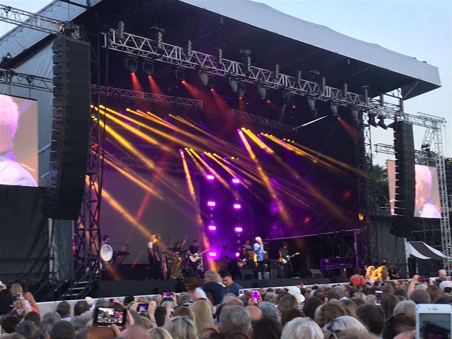 Sir Tom in action on the Spitfire Ground stage