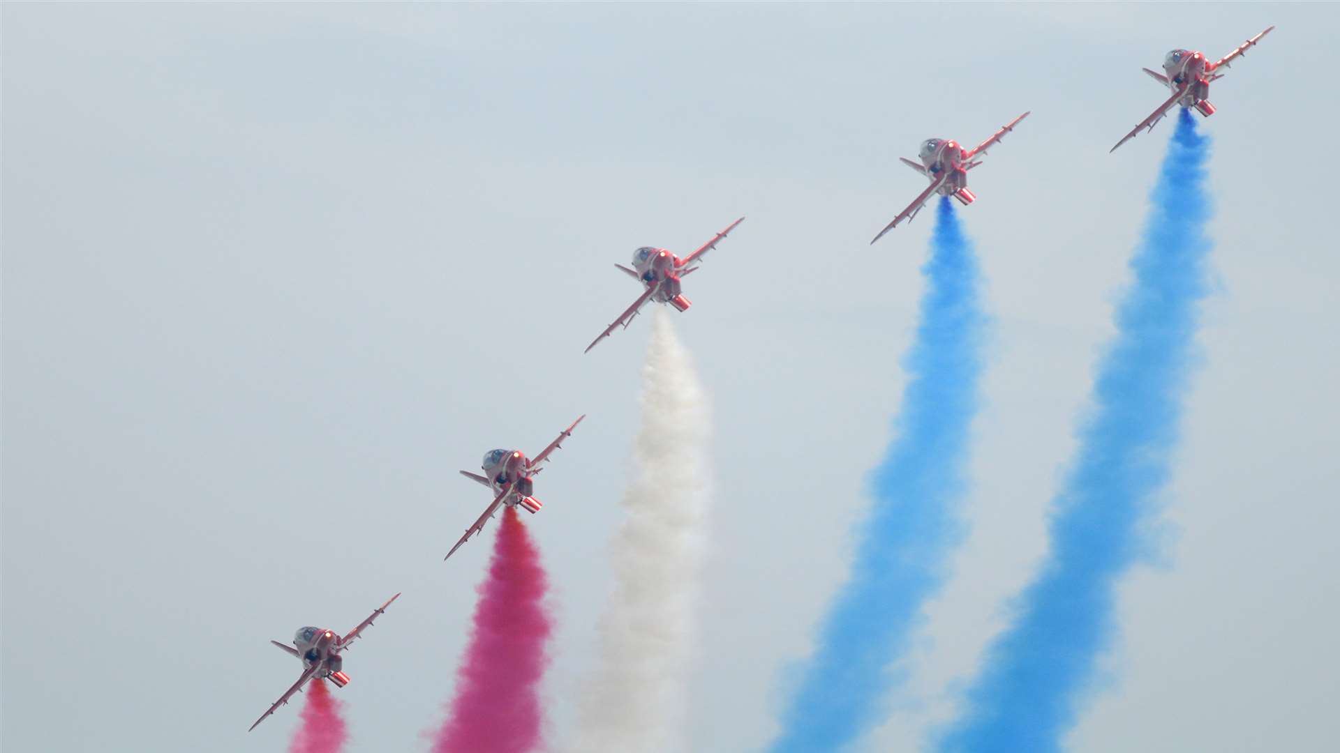 The Red Arrows at Herne Bay Air Show last year. Picture: Ruth Cuerden
