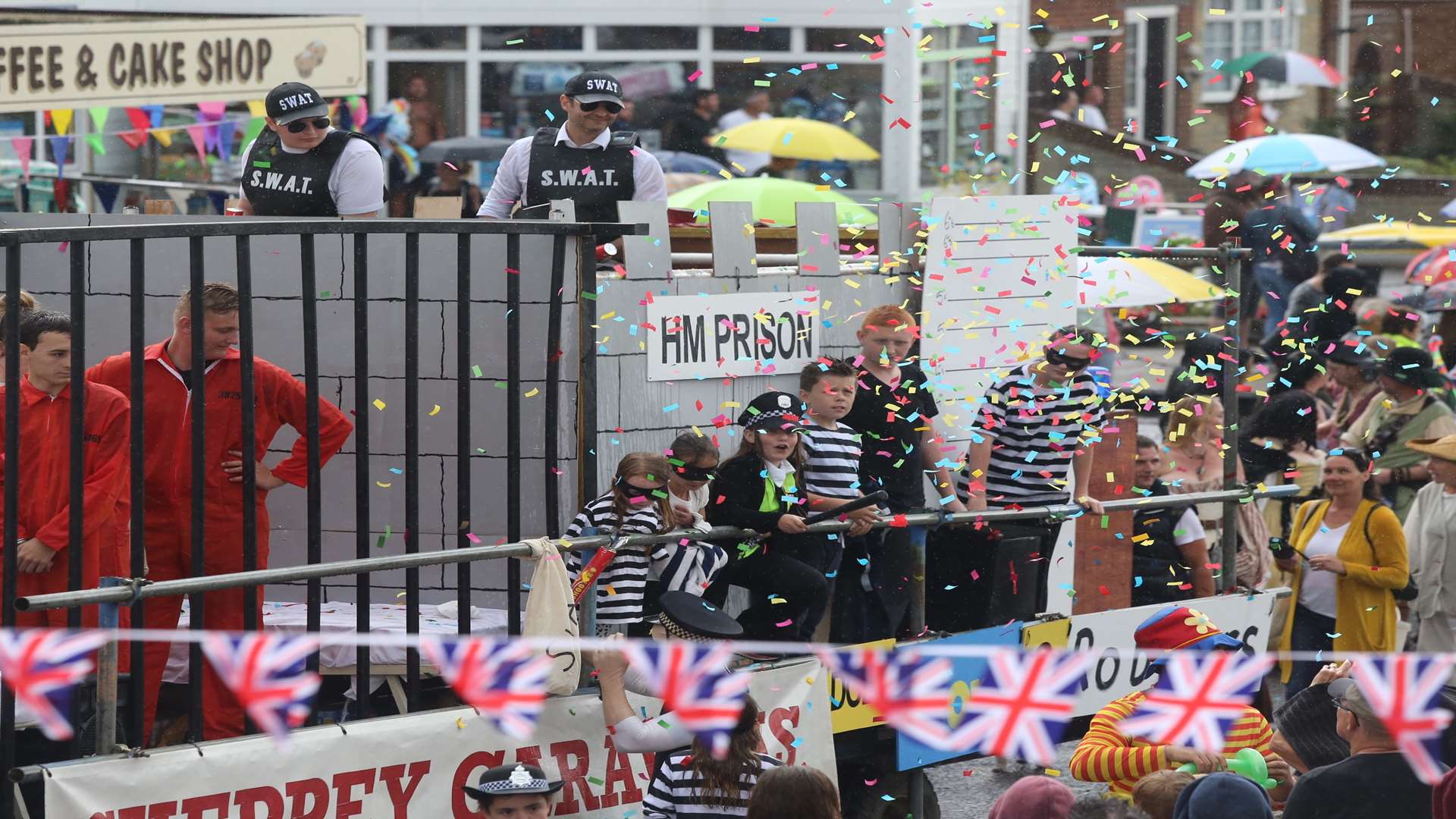 The HM Prison float at the annual Leysdown Carnival.