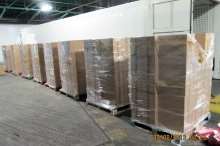 The pallets where Chorazy hid the smuggled cigarettes. Picture courtesy of HM Revenue and Customs