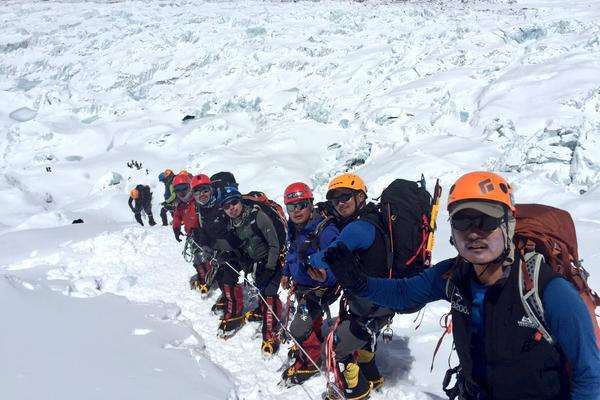 Gurkhas reached Everest base camp just days before the earthquake hit