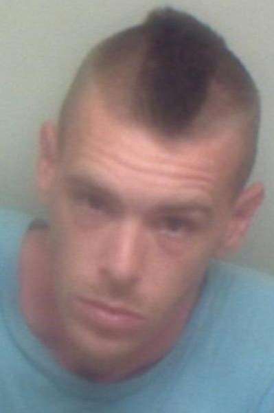 Simon Boswell, 31, formerly of Shepherd Street, Northfleet, has been jailed for three years for burglary. Picture: Kent Police