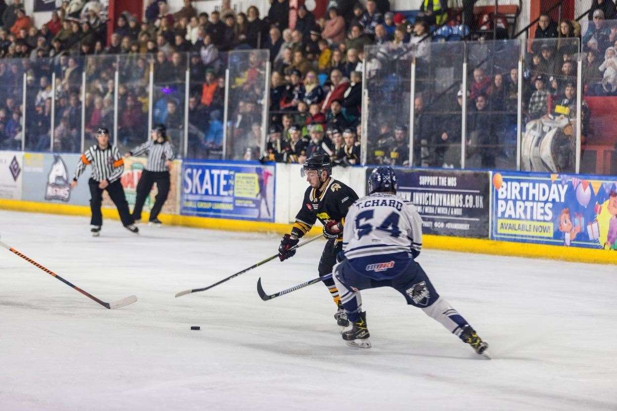 A big crowd watches on at Planet Ice, Gillingham Picture: David Trevallion