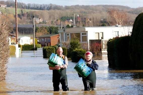 Residents of the Yalding caravan park are used to evacuating