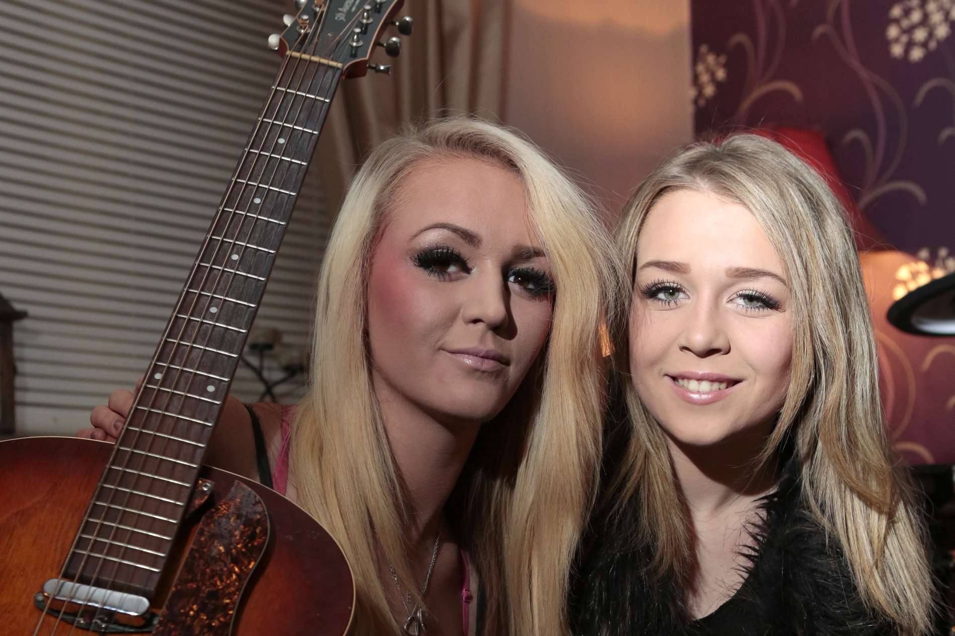 Sisters Shannon and Leanne McCree who are the due McCrei. Picture: Martin Apps FM3543796
