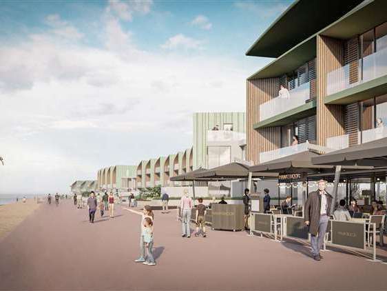 How the planned housing at Princes Parade in Hythe may have looked
